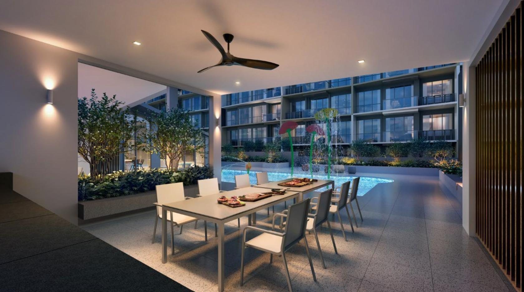 Gourmet Pavilion. Artist's impression.