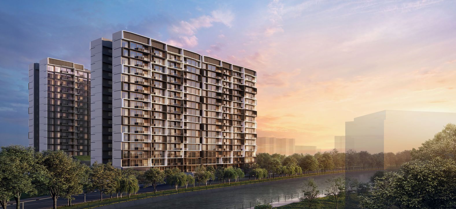 Lucerne Grand along the Jurong River. Artist's impression.